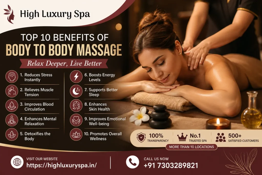 Top 10 Benefits of Body to Body Massage