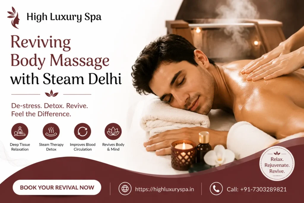 Body Massage with Steam Delhi