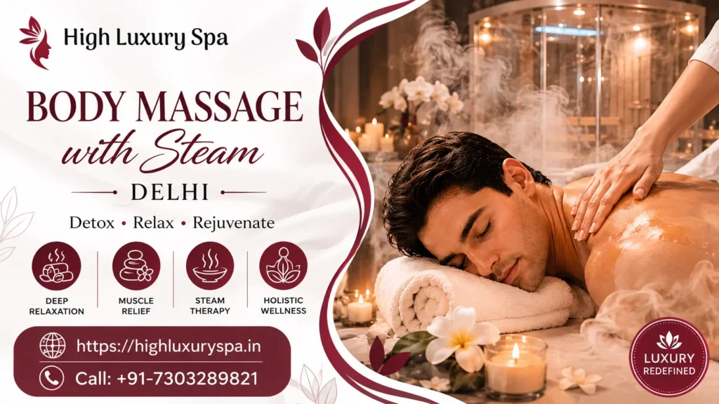 Body Massage with Steam Delhi