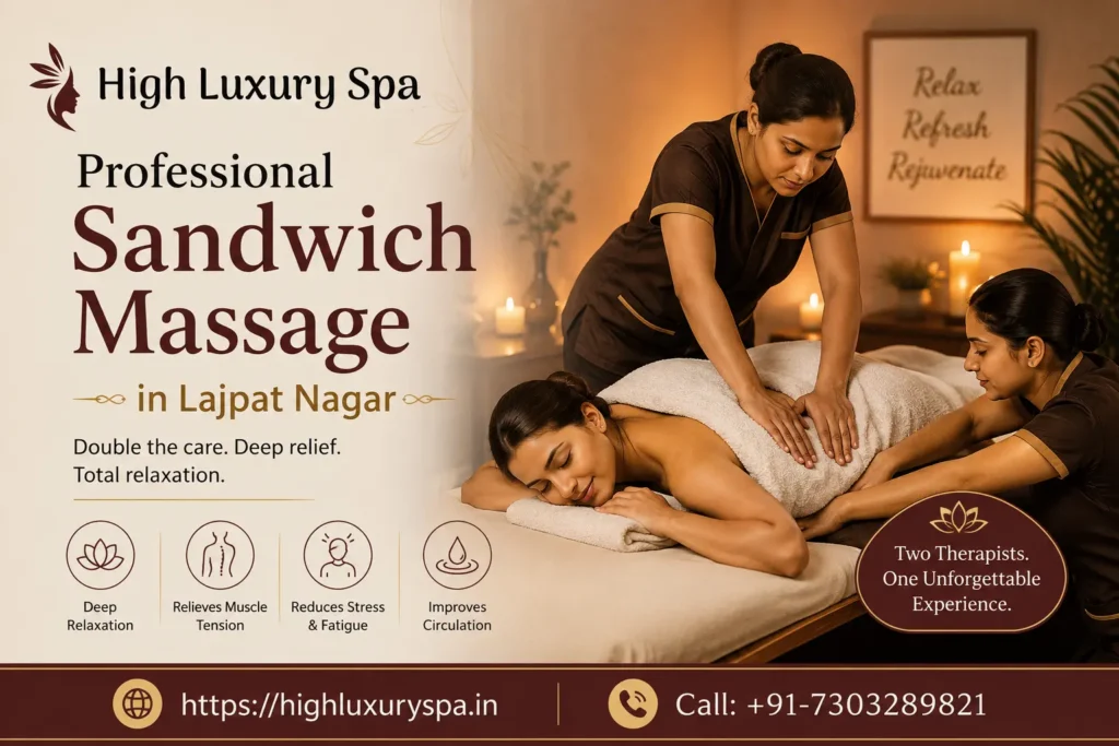 Professional Sandwich Massage in Lajpat Nagar