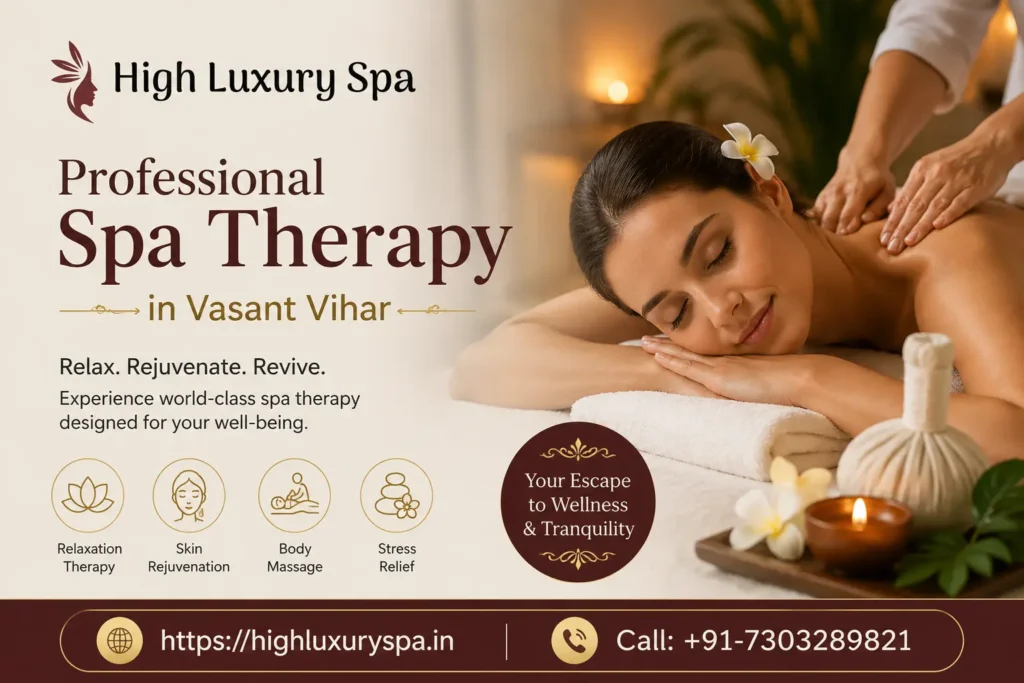 Professional Spa Therapy in Vasant Vihar