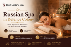 russian spa in defence colony