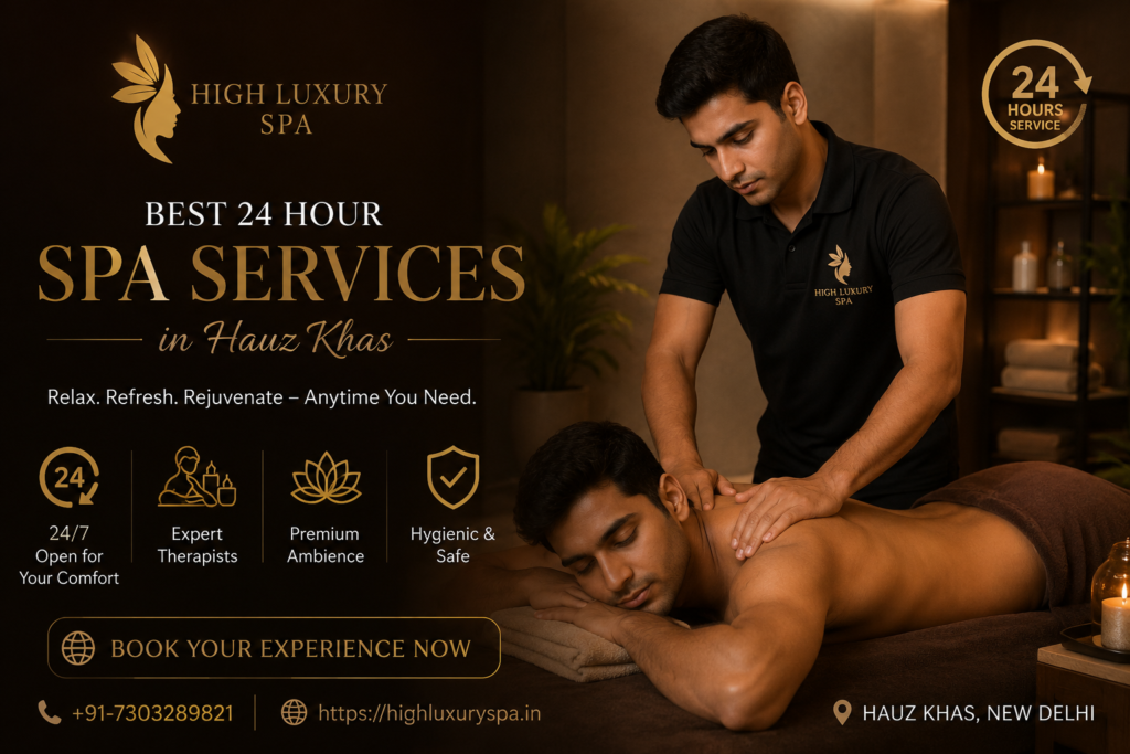 Best 24 Hour Spa Services in Hauz Khas