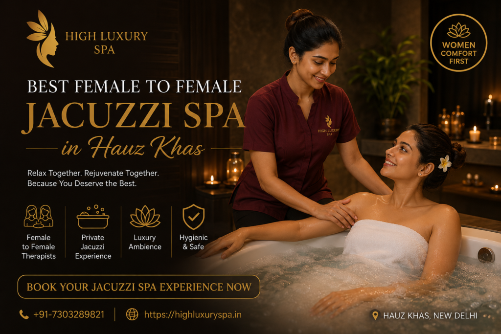 Best Female to Female Jacuzzi Spa in Hauz Khas