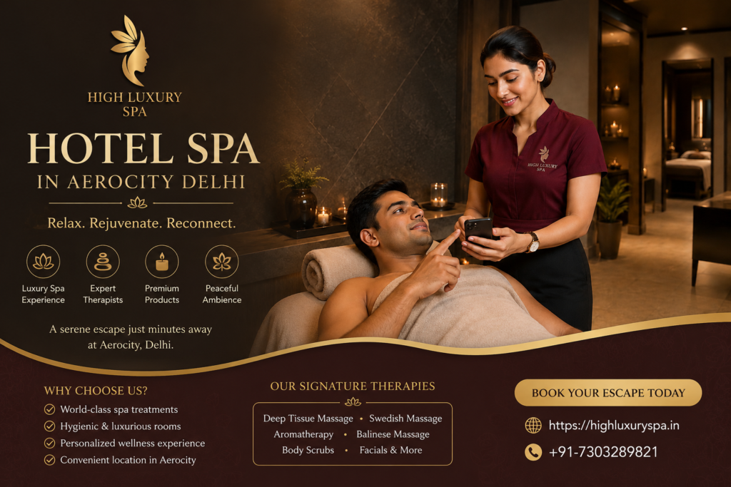 Hotel Spa in Aerocity Delhi