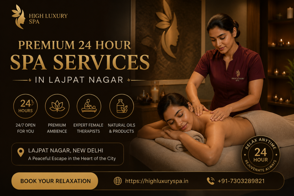 Premium 24 Hour Spa Services in Lajpat Nagar