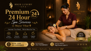 Premium 24 Hour Spa Services in Mayur Vihar