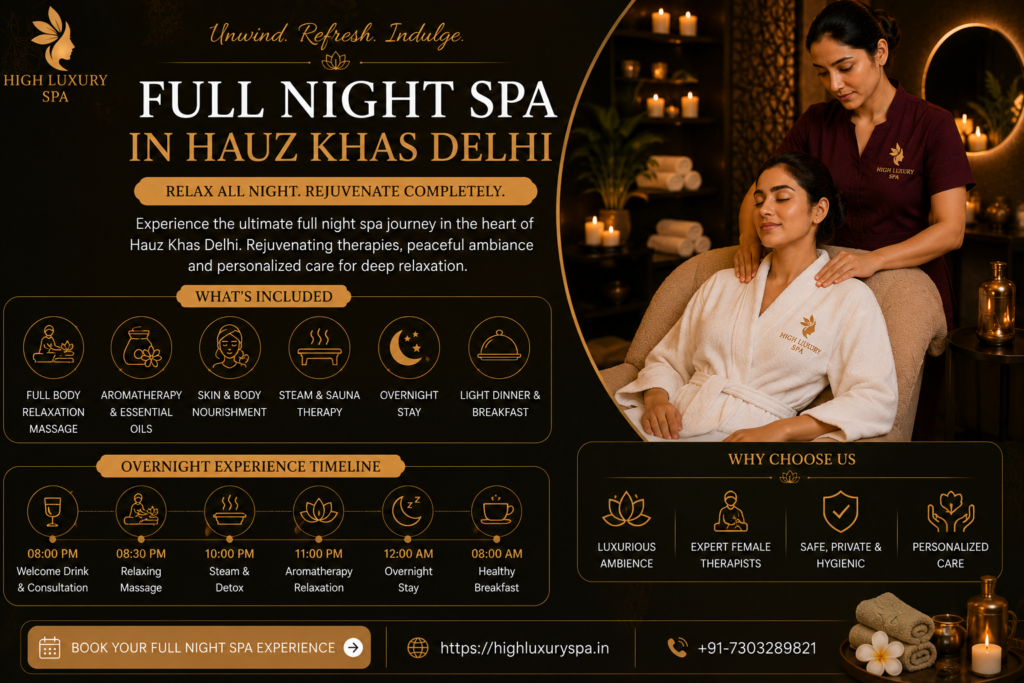 Full Night Spa in Hauz Khas Delhi