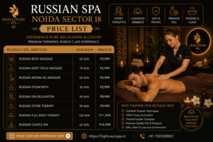 Russian Spa Noida Sector 18 Price List