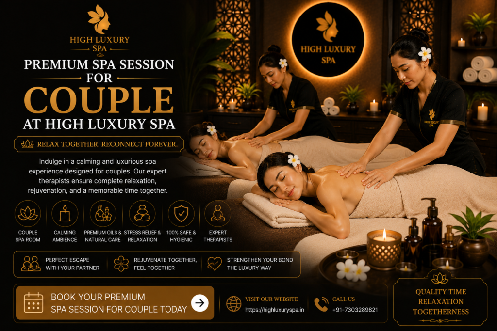 Spa Session for Couple at High Luxury Spa