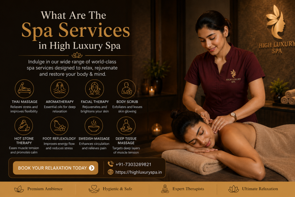What Are The Spa Services in High Luxury Spa Delhi